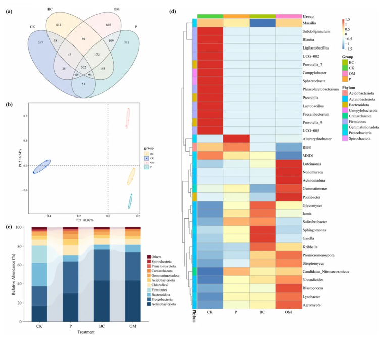 J.Agric.Food Chem.(IF=6.2)|西农团队：揭示三种土壤改良剂通过DOM转化与微生物代谢重编程调控硒镉生物有效性的分子机制(图4)